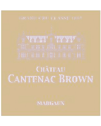3ème Grand Cru Classé 2014 Château Cantenac Brown Rouge
